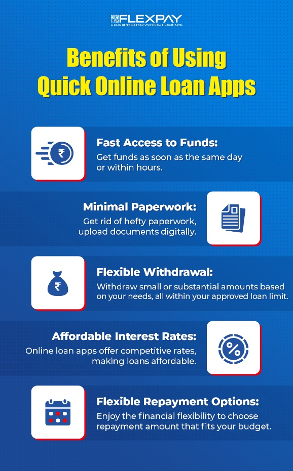 Benefits of Using Quick Online Loan Apps